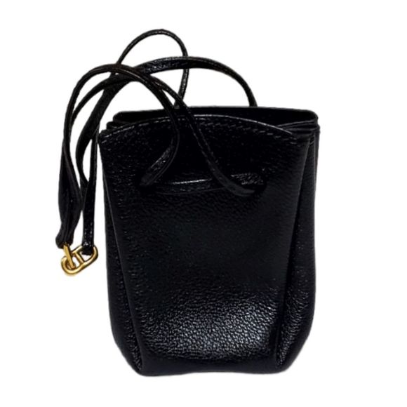 Rare Hermes Vintage Chevre de Coromandel Vespa Pouch Noir Black - Picture 2 of 12